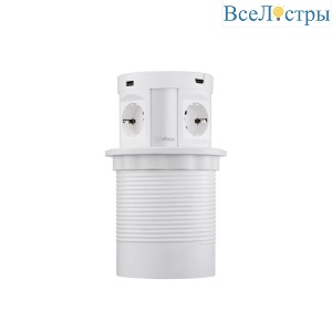 Блок розеток 107J (4 секции, 2 USB и 2 HDMI) Mebax 00-00001170