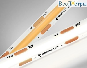 Светодиодная лента Ambrella Light LED Strip 24В COB 12Вт/м 4500K 5м IP20 GS4702