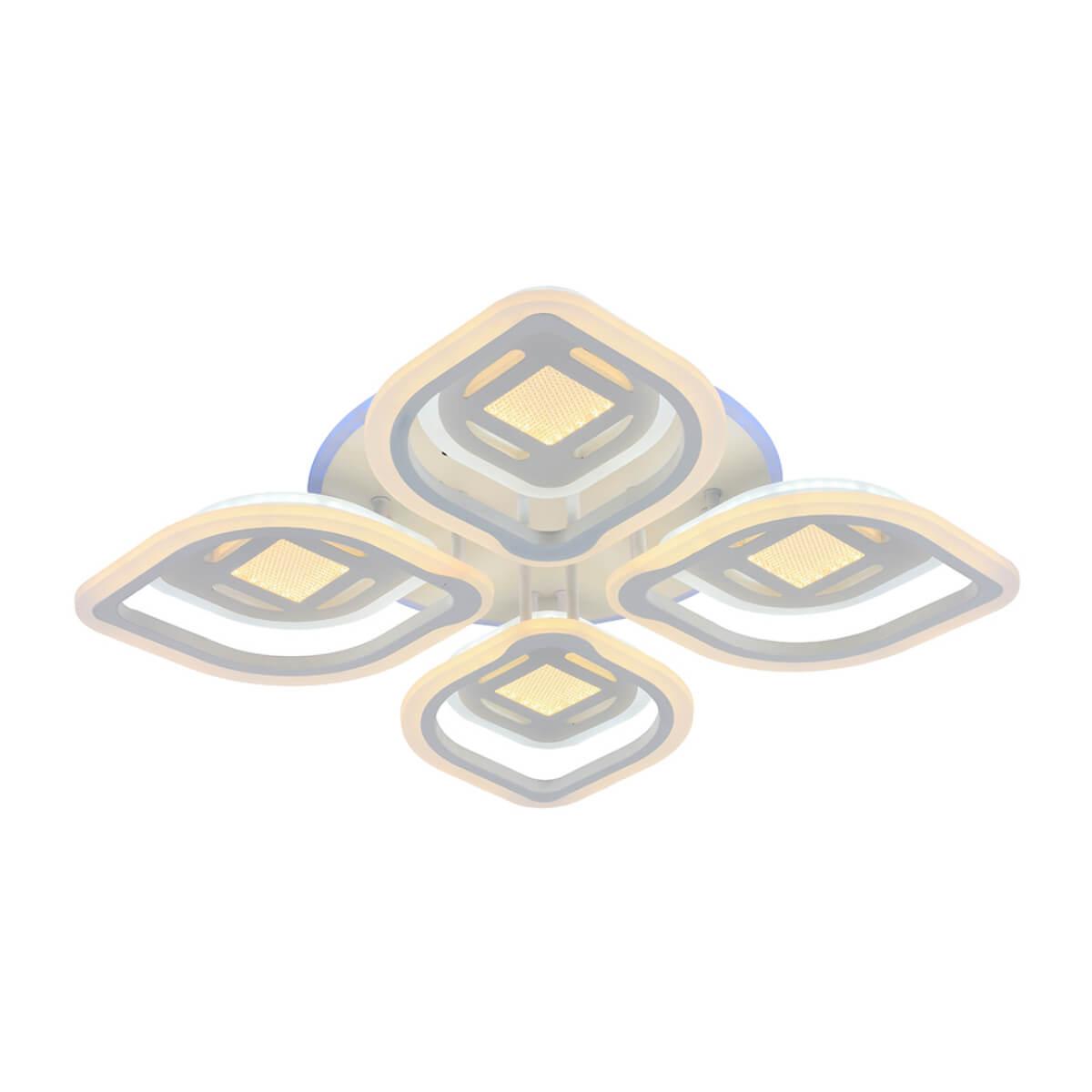 потолочная светодиодная люстра profit light 8439/4+4b wht