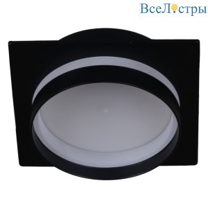 Встраиваемый светильник Reluce 53025-9.0-001LD GX53 BK