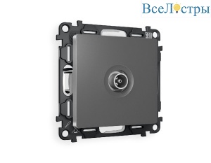 Комплект механизма TV розетки оконечной 50-870 MHz 1dB Ambrella Volt Alfa MA663010