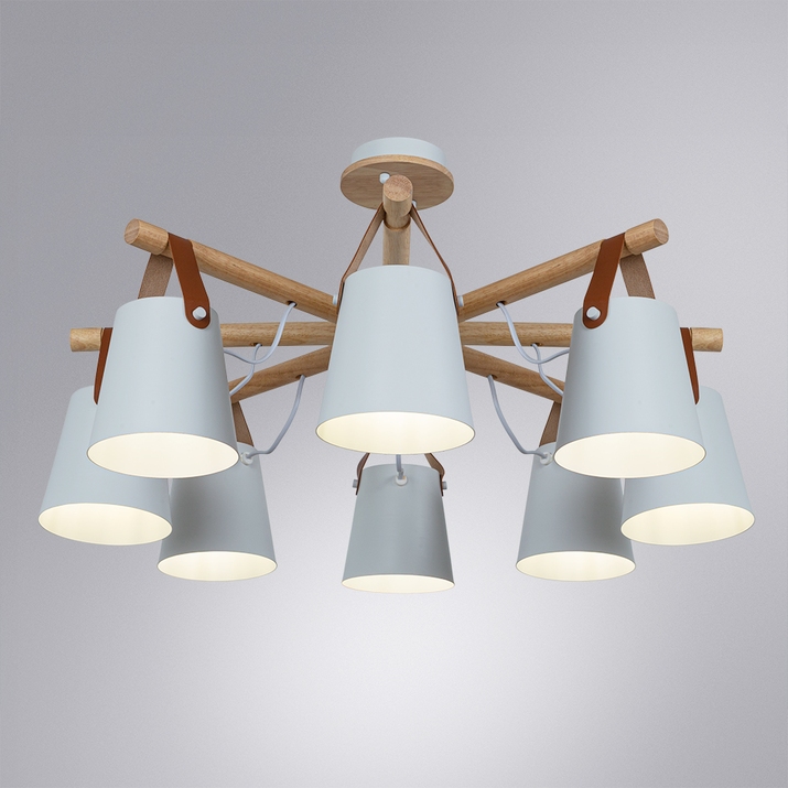 люстра на штанге arte lamp thomas a7032pl-8wh