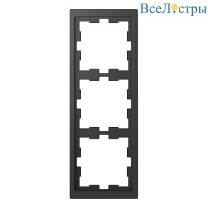 Рамка 3-постовая Schneider Electric Merten D-Life MTN4030-6534