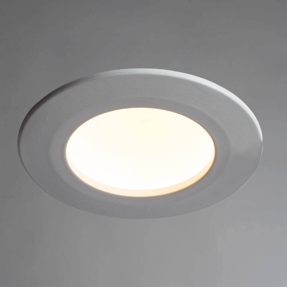 встраиваемый светодиодный светильник arte lamp riflessione a7008pl-1wh