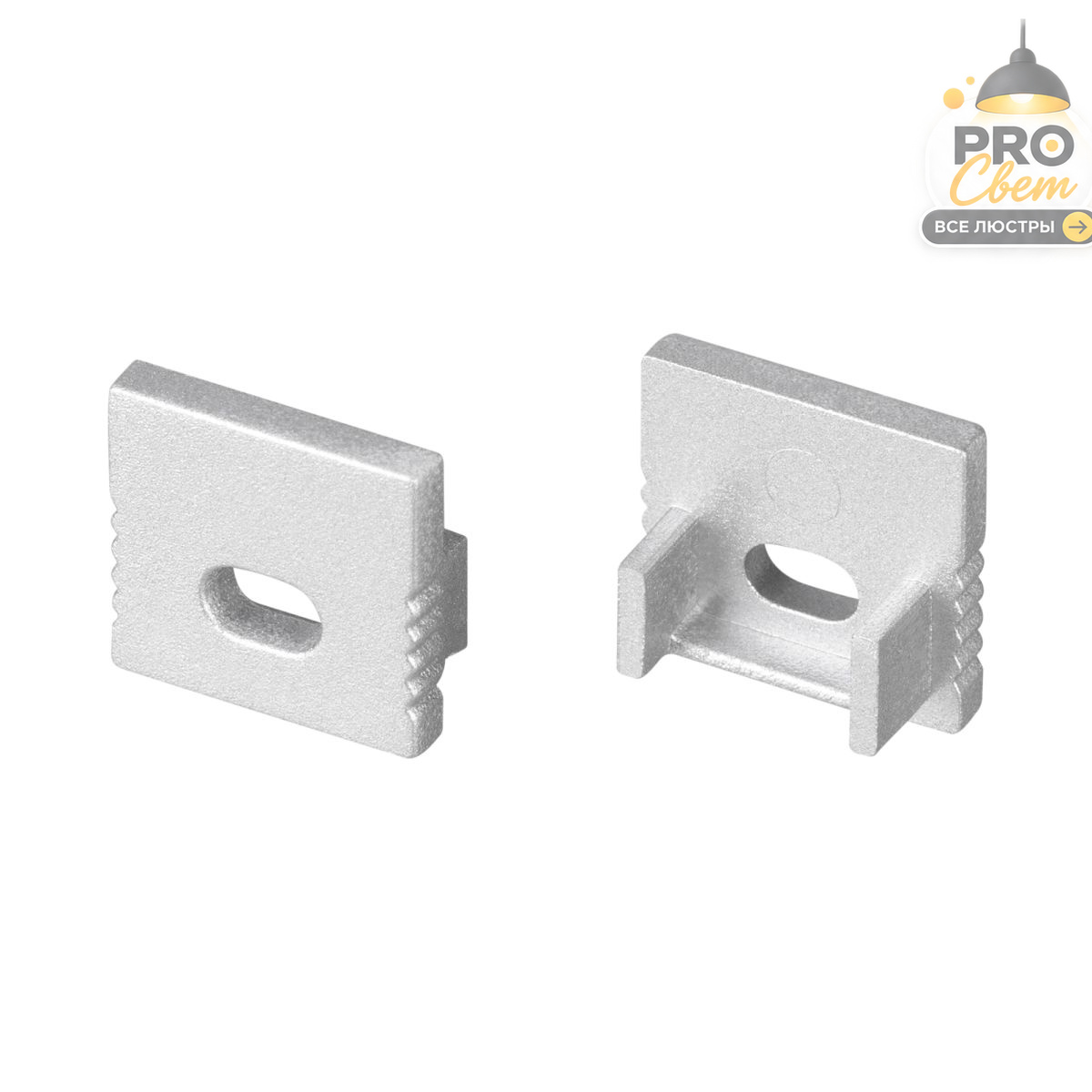заглушка arlight fantom-w12 silver с отверстием (пластик) 063072