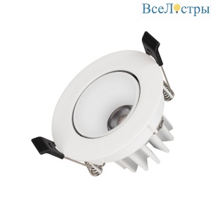 Встраиваемый светильник Arlight MS-FORECAST-BUILT-TURN-R82-8W Day4000 037186(1)