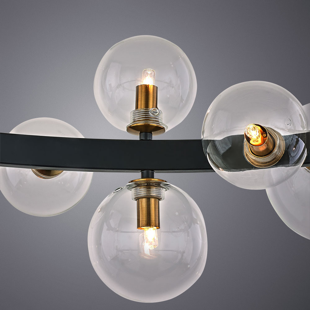 подвесная люстра arte lamp vincent a7790sp-24bk