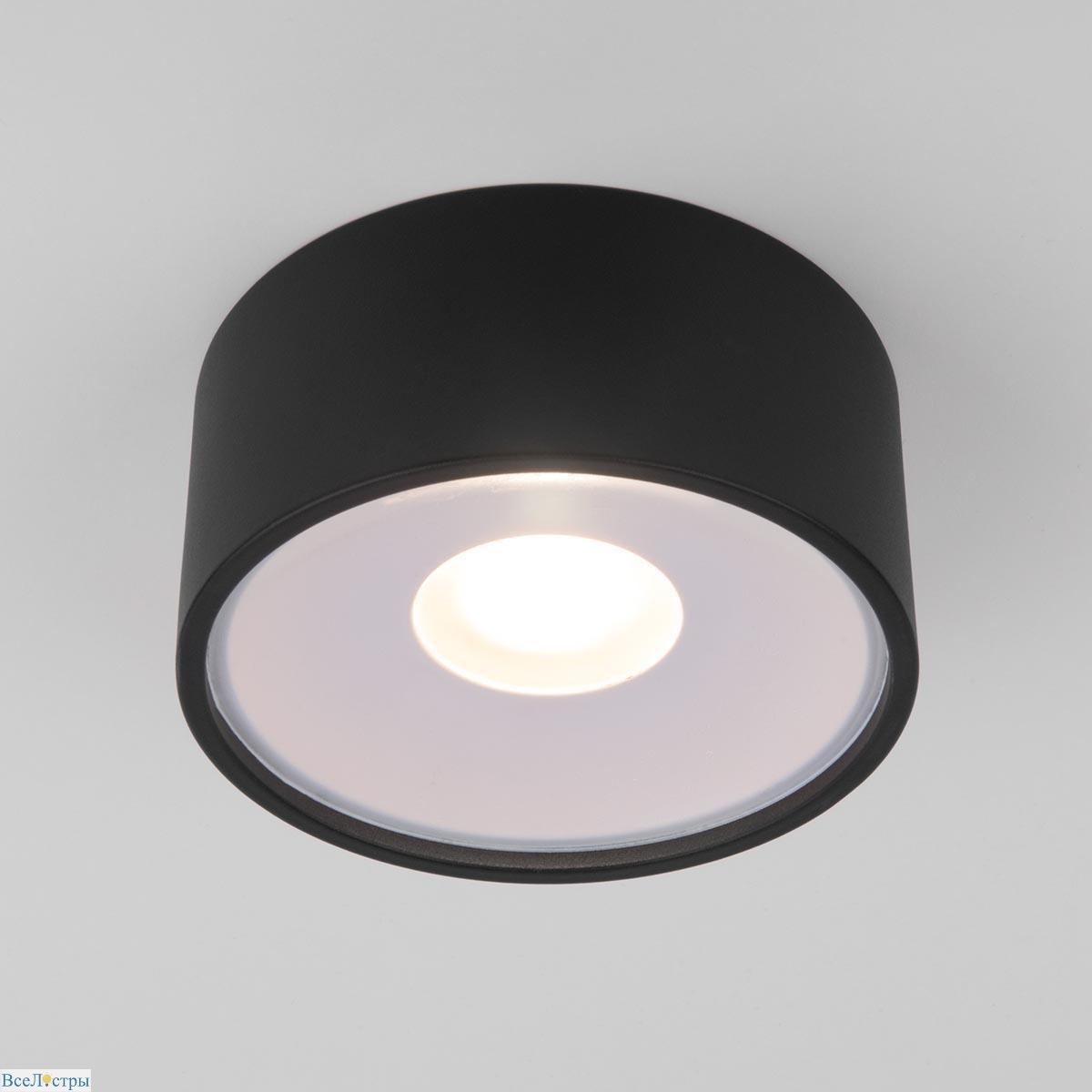 уличный светодиодный светильник elektrostandard light led 35141/h черный 4690389180156