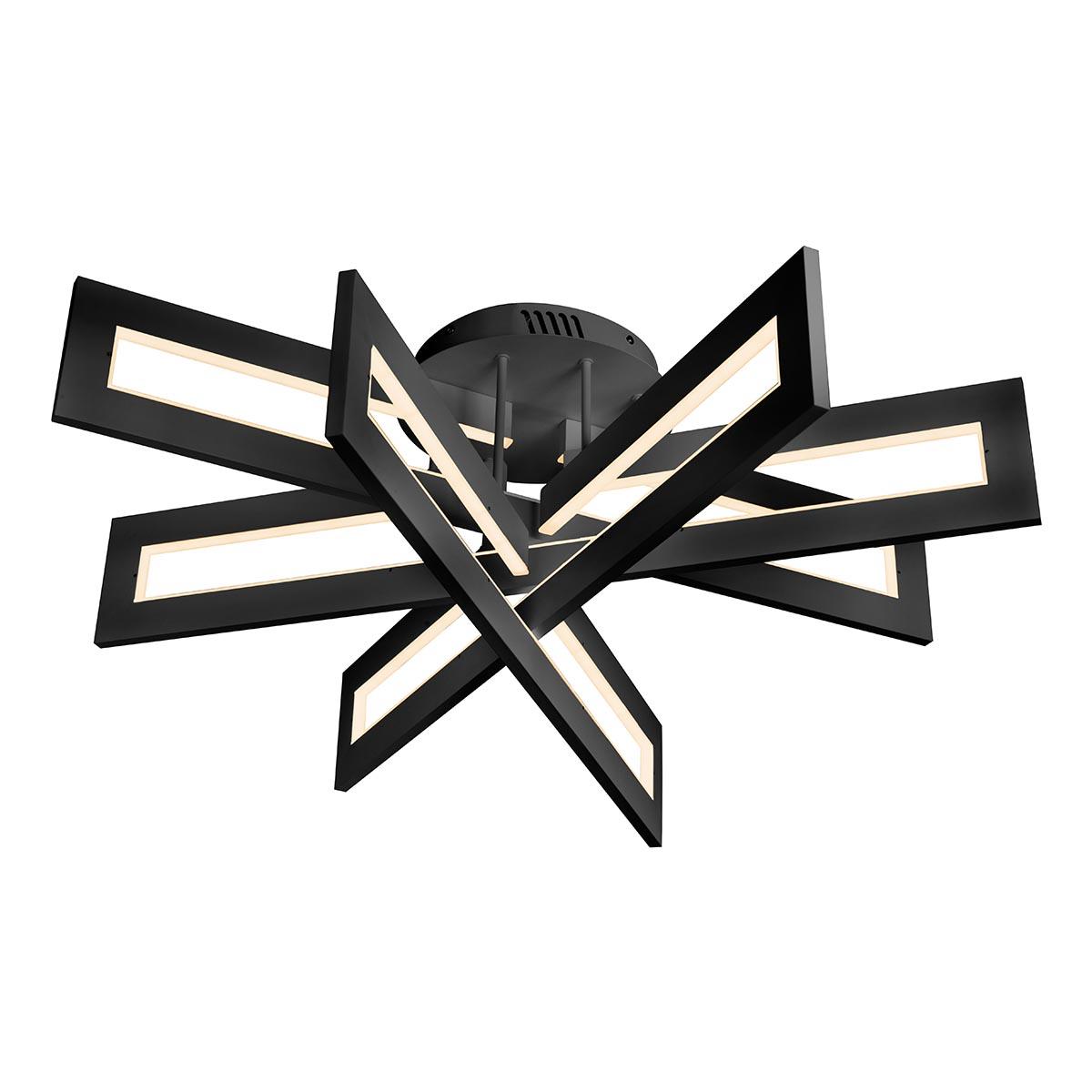потолочный светодиодный светильник iledex stalker 9082-r800-x 128w bk