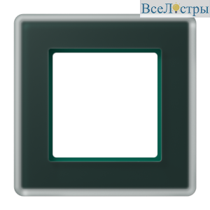 Рамка одноместная Jung AV581GLMSG