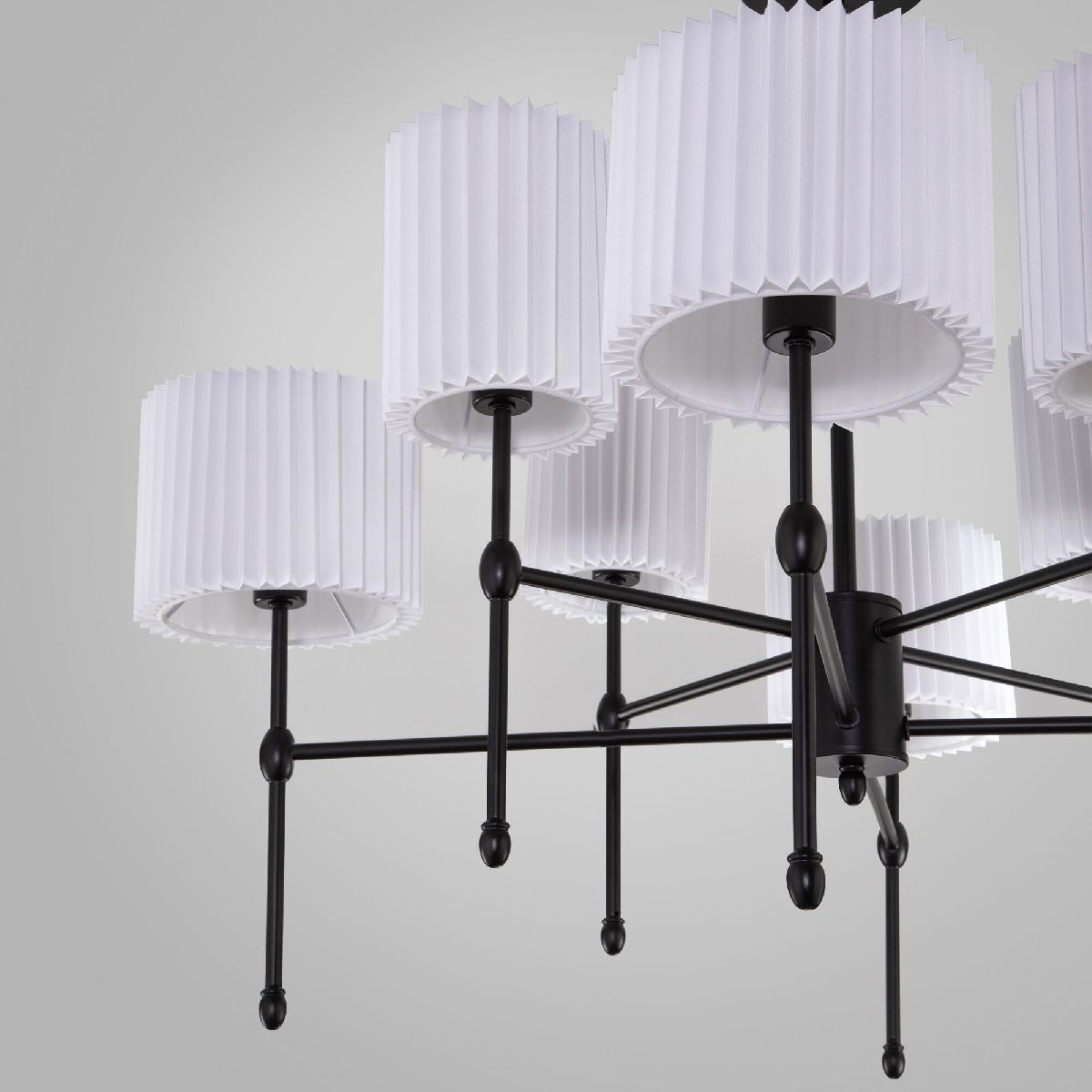 люстра на штанге eurosvet notturno 60162/8 черный smart a065663
