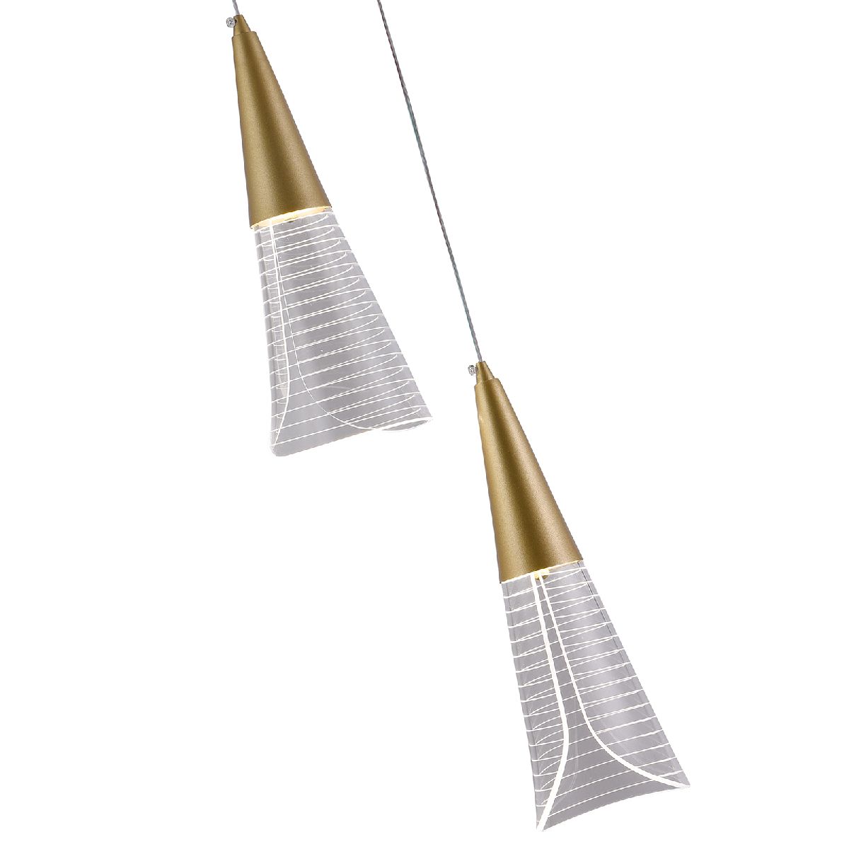 подвесной светильник natali kovaltseva triangle led lamps 81117/2c