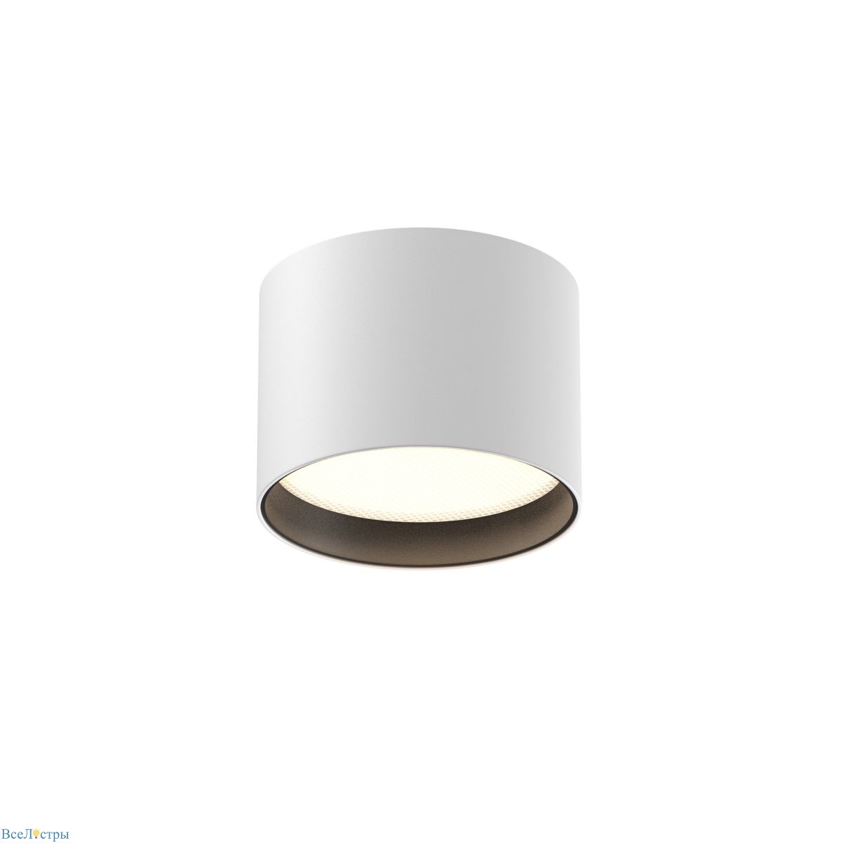 потолочный светильник maytoni technical glare c127cl-l7w4k-w