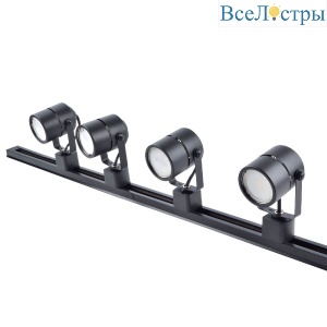 Трековый однофазный светильник (2 шт.) Volpe UBL-Q321 GU10/K BLACK SET41 UL-00010706