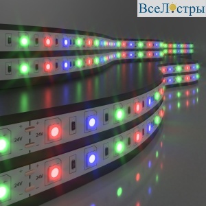 Светодиодная лента Elektrostandard 24V 14,4W 60Led 5050 IP20 RGB, 5м 4690389167713