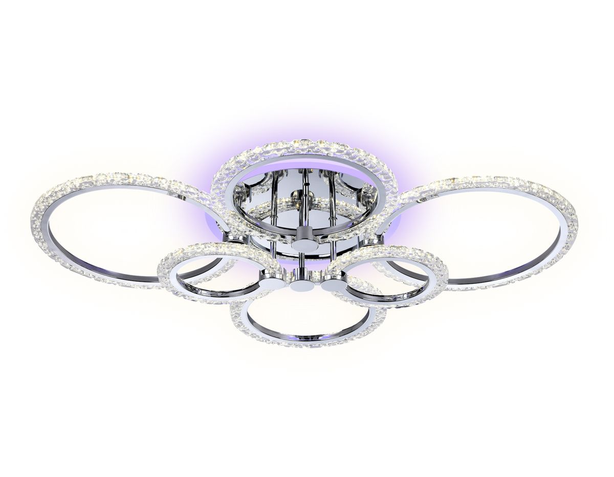 потолочная люстра с пультом ambrella light acrylica original fa413