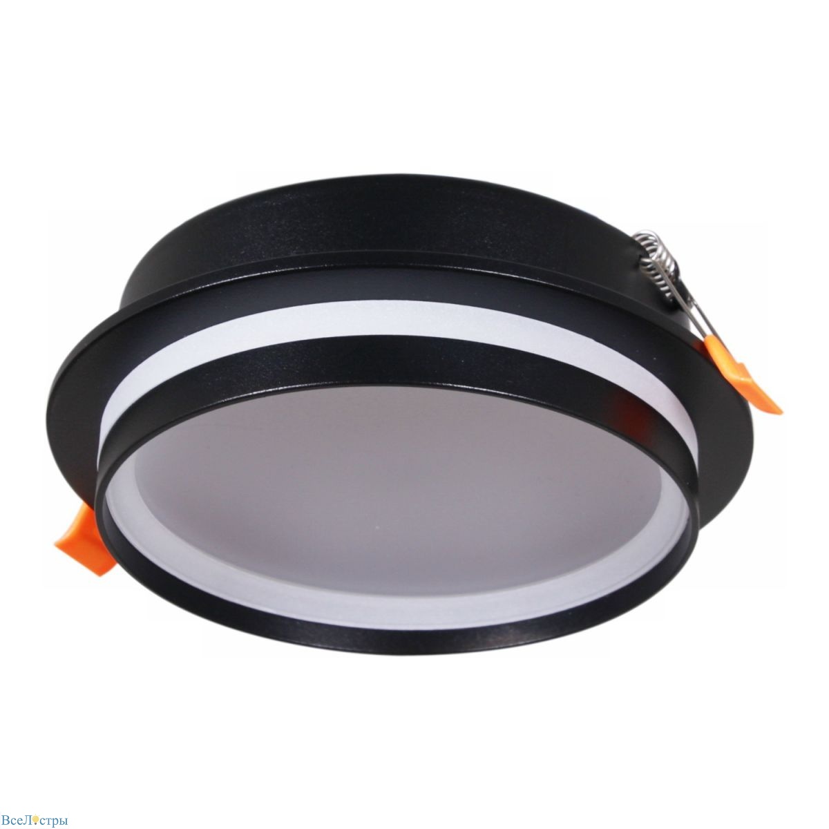 встраиваемый светильник reluce 70002-9.0-001rld gx70 bk