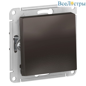 Выключатель 1-клавишный перекрестный мокко Schneider Electric Atlas Design ATN000671