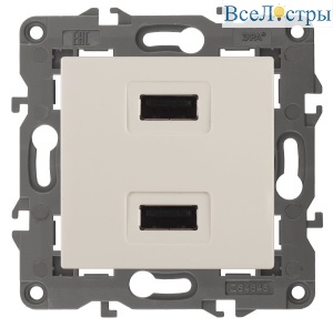 Розетка USB Эра 14-4110-02 Б0034359