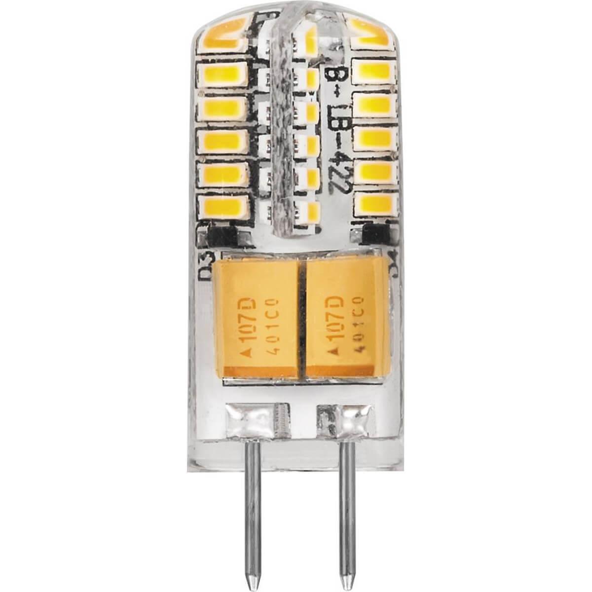 лампа светодиодная feron g4 3w 6400k прозрачная lb-422 25533