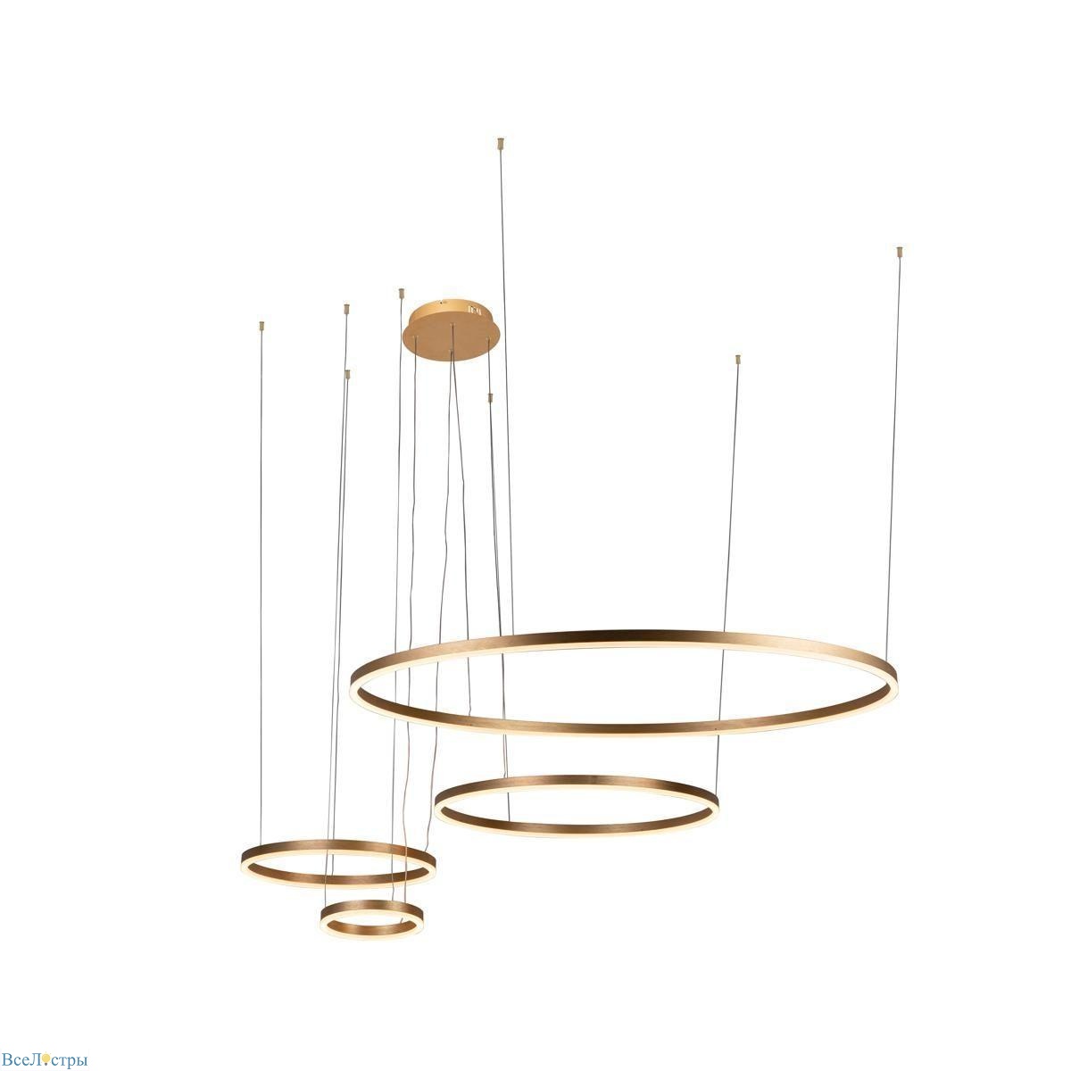 подвесной светодиодный светильник loft it ring 10017/4l