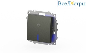 Переключатель с подсветкой ELBI Zena Vega 609-011100-210