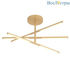 Люстра на штанге Crystal Lux LARGO PL32W D730 GOLD