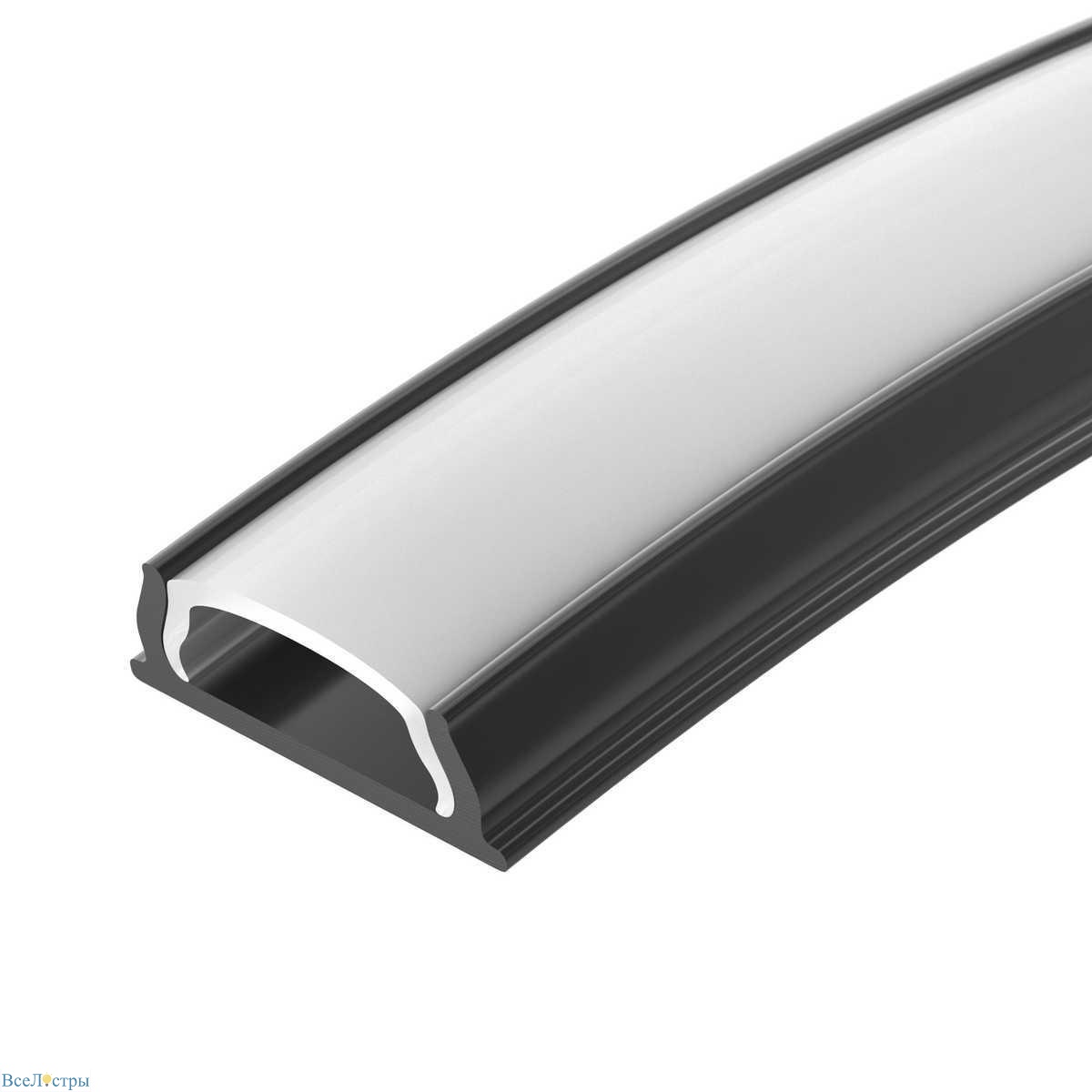 профиль arlight arh-bent-w11-2000 anod black 039583