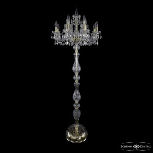 Торшер Bohemia Ivele Crystal 1402T1/8+4/195-165 G