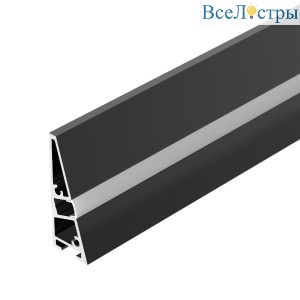 Алюминиевый профиль Arlight PLINTUS-H40-2000 BLACK 052398