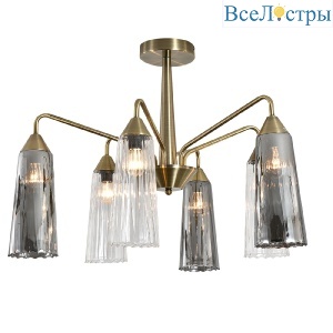 Люстра на штанге Indigo Campana 13028/6R Brass V000509
