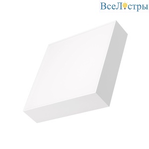 Потолочный светильник Arlight IM-QUADRO-EMERGENCY-3H-S250x250-28W Warm3000 (WH, 120 deg, 230V) 041006