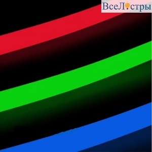 Светодиодная герметичная лента Arlight MOONLIGHT-TOP-G280-D40mm 24V RGB 360deg (14.4 W/m, IP65, 5m, wire x1) 048826