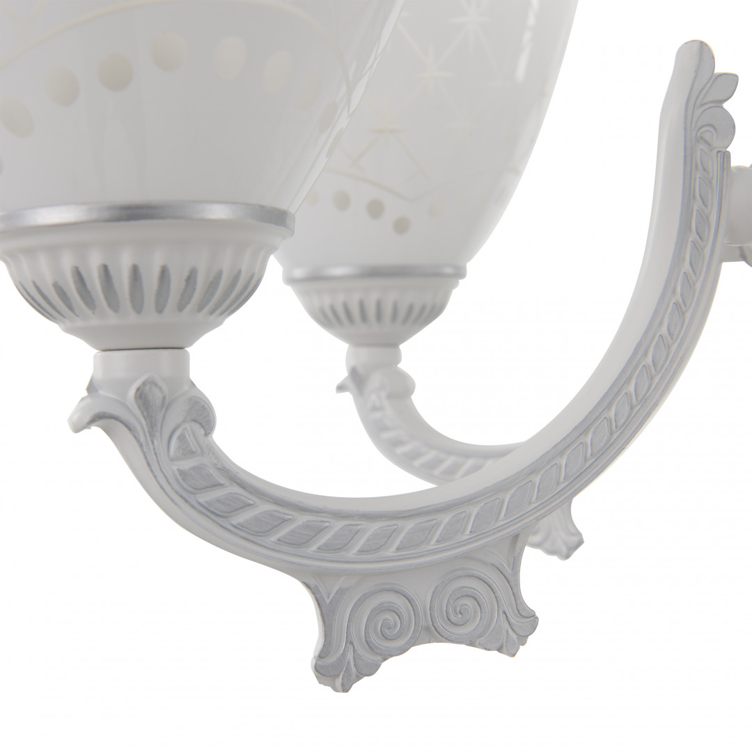 подвесная люстра arte milano 343837/6 wt+sl