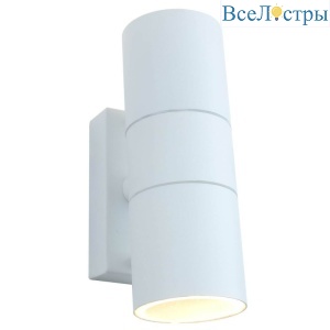 Уличный настенный светильник Arte Lamp Sonaglio A3302AL-2WH