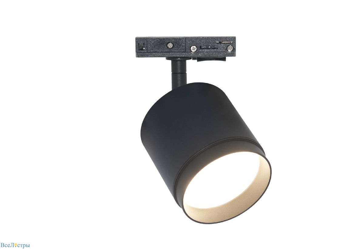 трековый однофазный светильник maytoni polar tr088-1-gx53-b