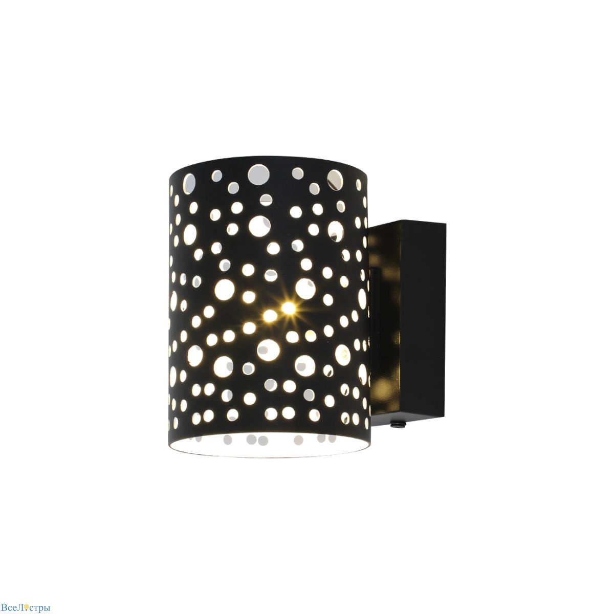 уличный настенный светильник escada setebos 30016w/01 black