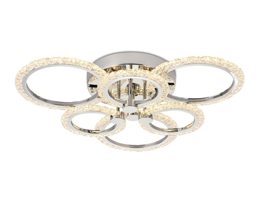 потолочная светодиодная люстра ambrella light acrylica original fa414