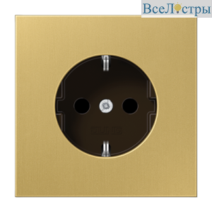 Розетка 2K+З со шторками Jung ME1520KIC