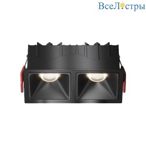 Встраиваемый светильник Maytoni Alfa LED DL043-02-10W4K-SQ-B-1