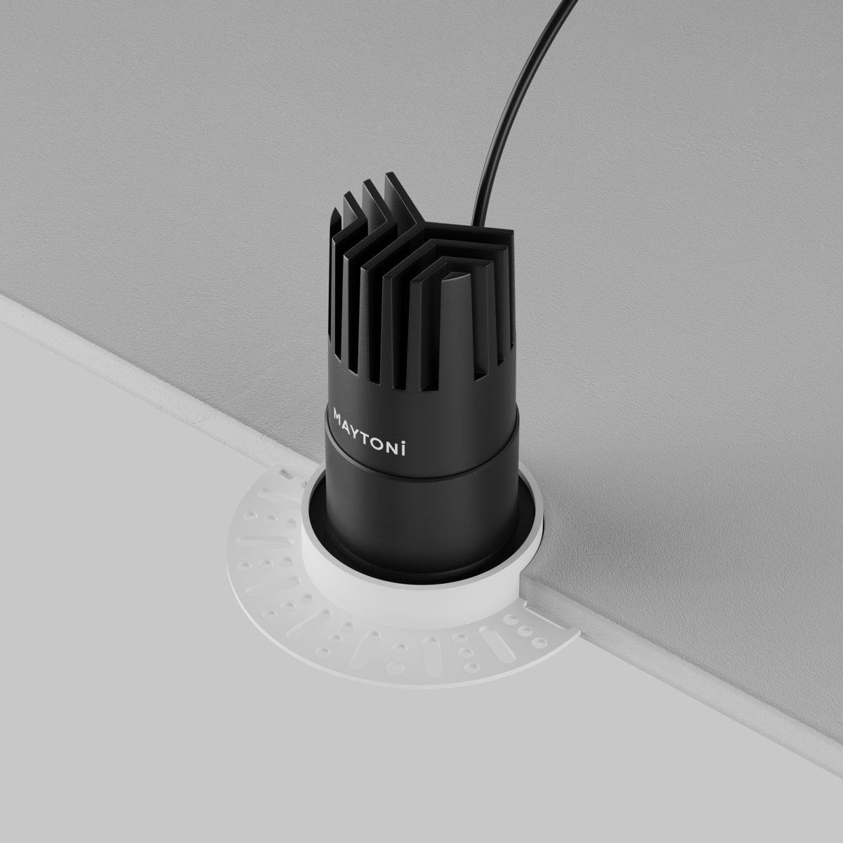 встраиваемый светильник maytoni dip dl120-10w-4k-trs-b