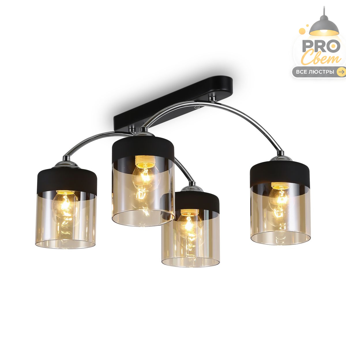потолочная люстра freya gretta fr5088pl-04b