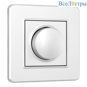 Диммер с рамкой Arte Milano SET16-1-48-1 silver