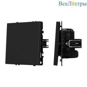 Механизм выключателя одноклавишный перекрёстный Arlight SWT-NOBE-MKX1-SFPL-BK (230V, 10A) 054249