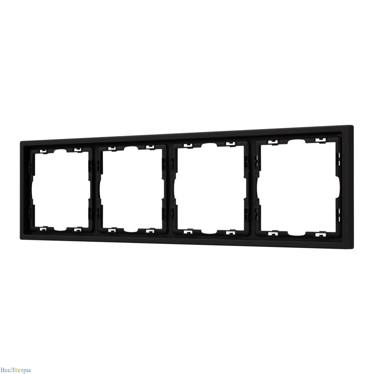 рамка пластиковая arlight frm-nobe-sfpl-4-bk 054224