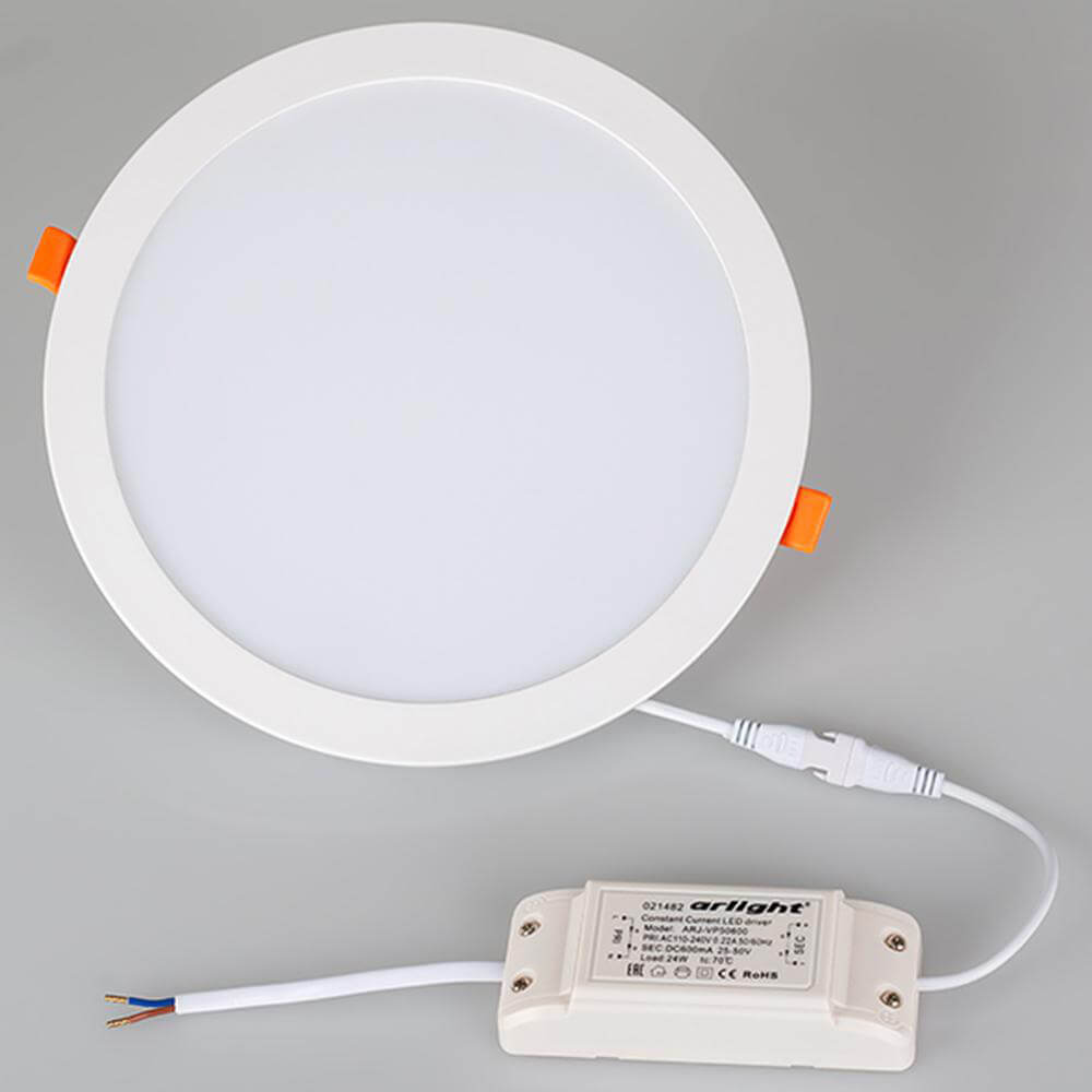 встраиваемый светодиодный светильник arlight dl-bl225-24w day white 021443
