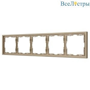 Рамка пластиковая Arlight FRM-NOBE-SFPL-5-GD 054229