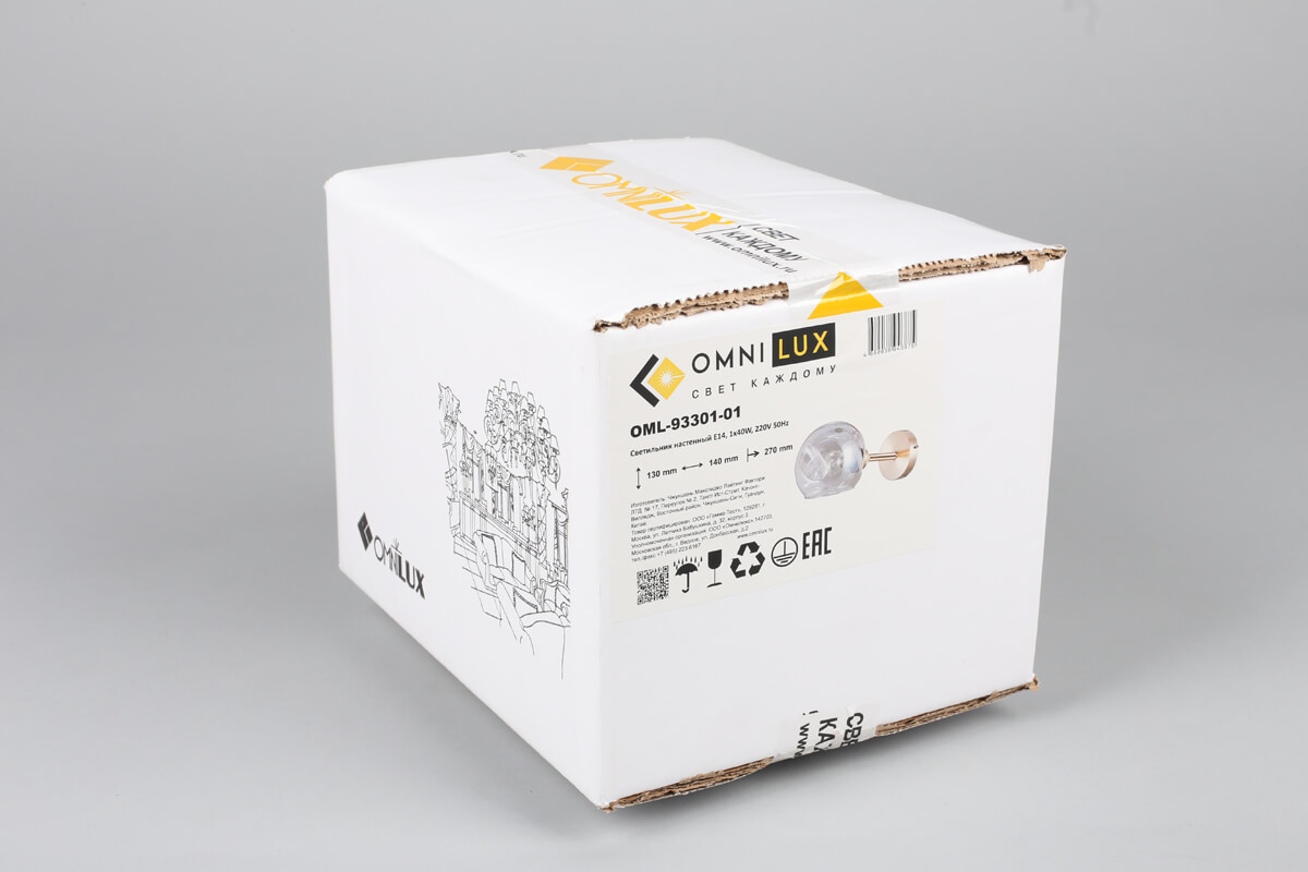 бра omnilux ostellato oml-93301-01