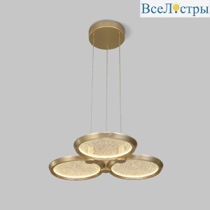 Подвесная люстра Eurosvet Crespella 90034/3 золото a069293