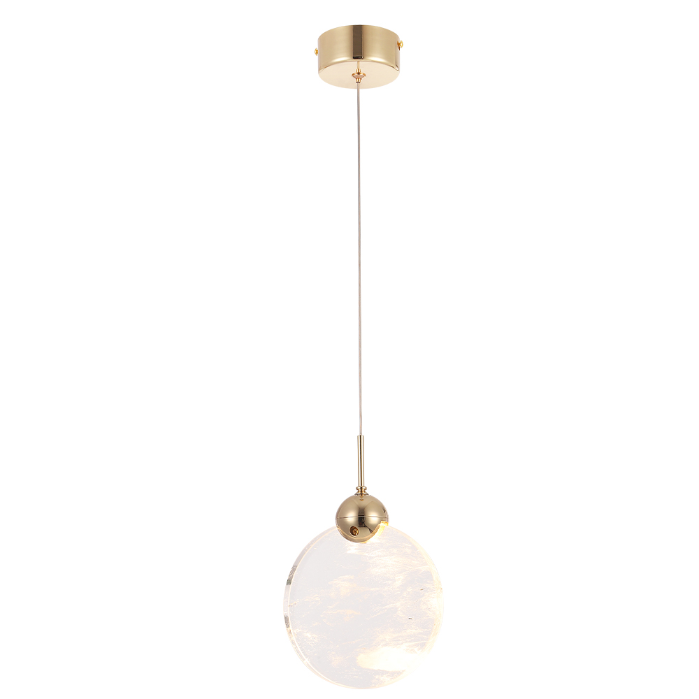 подвесной светильник crystal lux cielo sp3w led gold